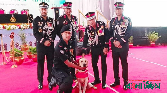 গুলিস্তানে ৩ মরদেহ উদ্ধারের জন্য পদক পেলো র‌্যাবের ‘চিতা’